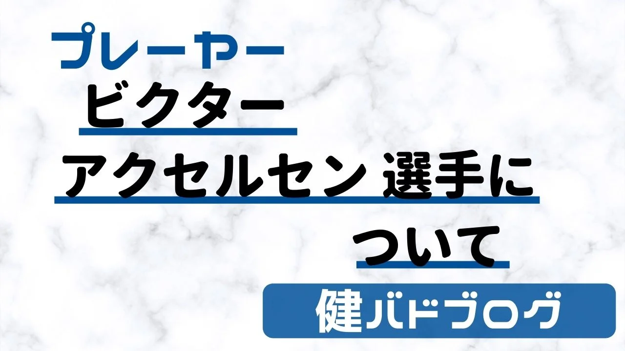 アクセルセン選手 ラケット ガット シューズなど使っている道具 完全まとめ ビクター アクセルセン 健バド 町田バドミントンショップ ブログ